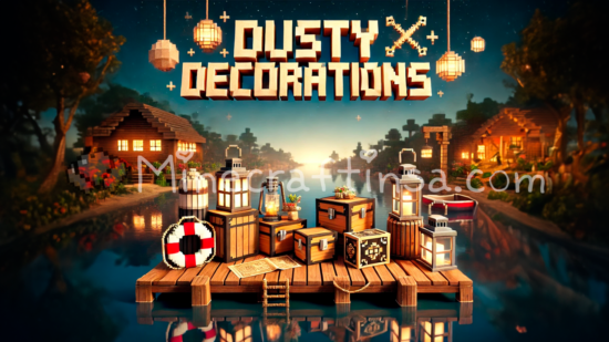 Dusty Decorations для Minecraft PE: Как Создать Уютный Интерьер с Крутыми Фишками